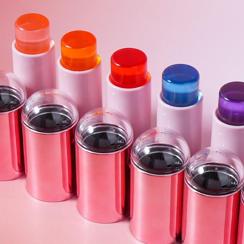 6 farger Low MOQ Jelly Blush Lip & Cheek Tint Kjølevann Milk Blush Jelly Tint Lip Cheek Blush Stick Jelly