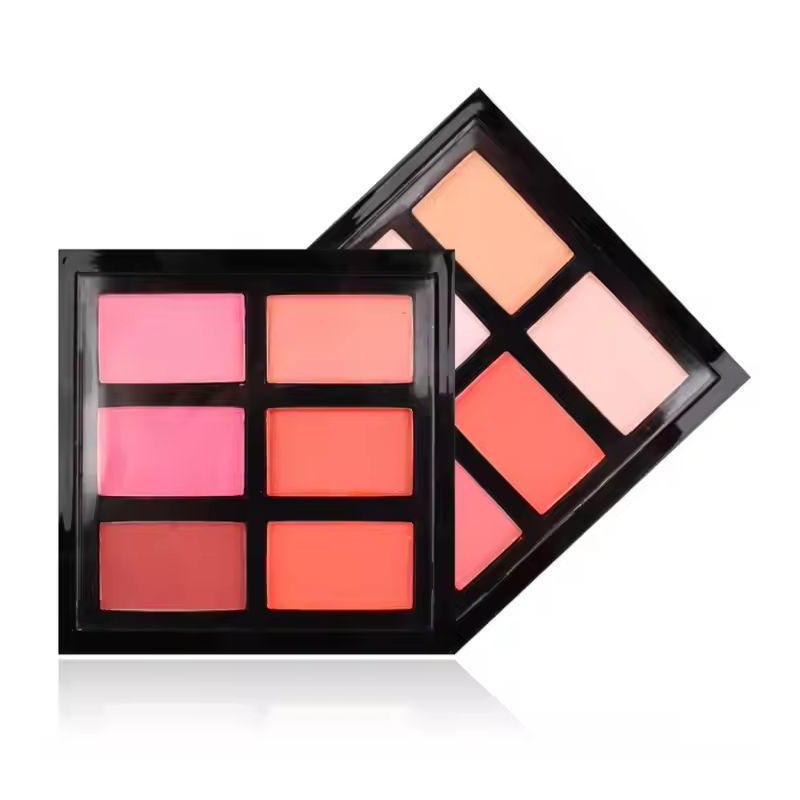 Ingen logo Kosmetisk Mineral rosa Organic Blush Palette