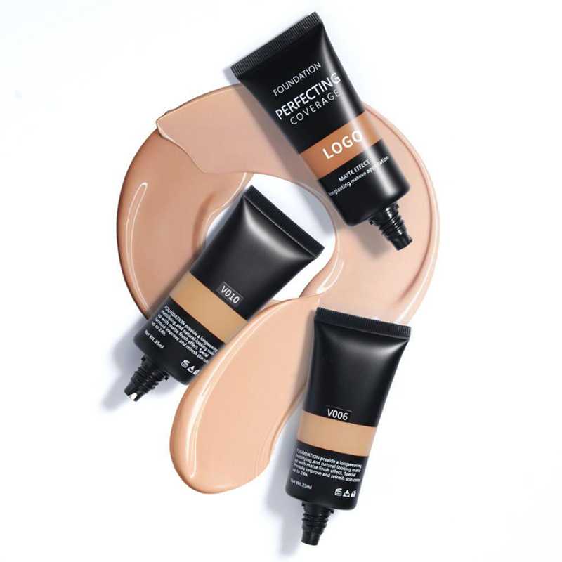 Tinted Moisturizer Base Liquid Foundation Makeup Cream Moisturizing Full Cover Oil Foundation