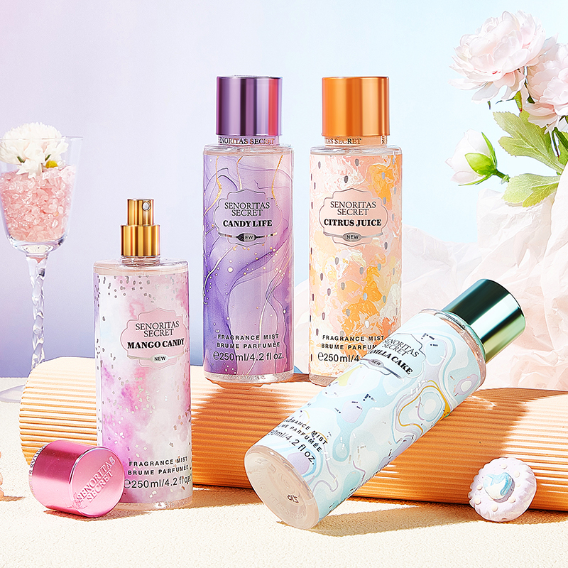 250ml langvarig duft Body MIst for kvinner Parfyme Body Spray