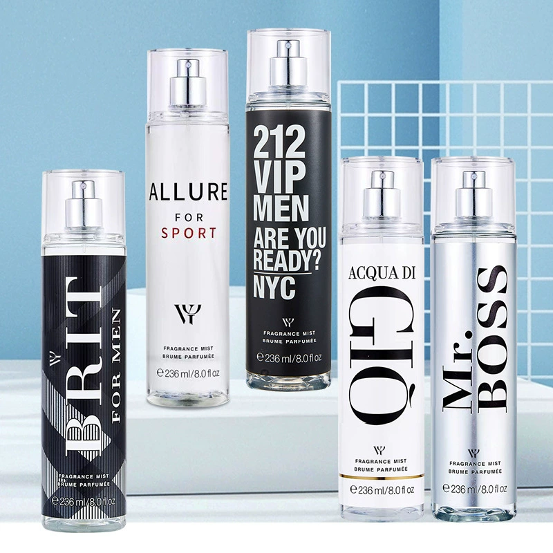 Body Mist 236ml Floral Fruity Original Body Duft Spray Varig Duft Parfyme for Menn