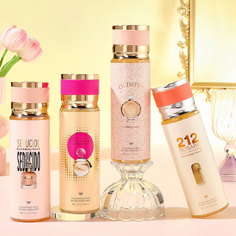 250ml merkeparfyme Sweet Floral Women Body Spray Body Mist Parfums Designer parfyme