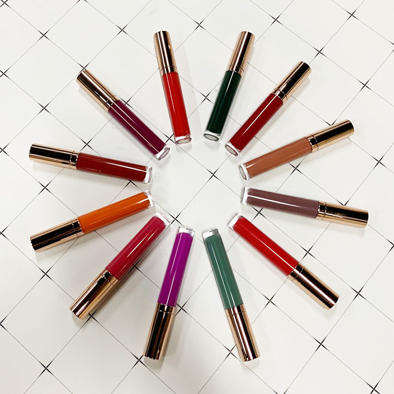 Kosmetikk Make Lip Gloss No Label Liquid Matte Lipstick Lip Gloss 30 farger