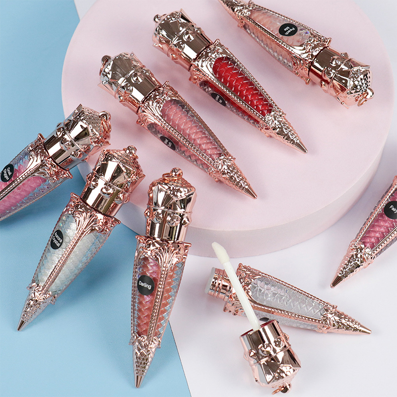 Nytt 3 i 1 Lip Gloss Set Matt Gift Box Lipstick Combination Makeup