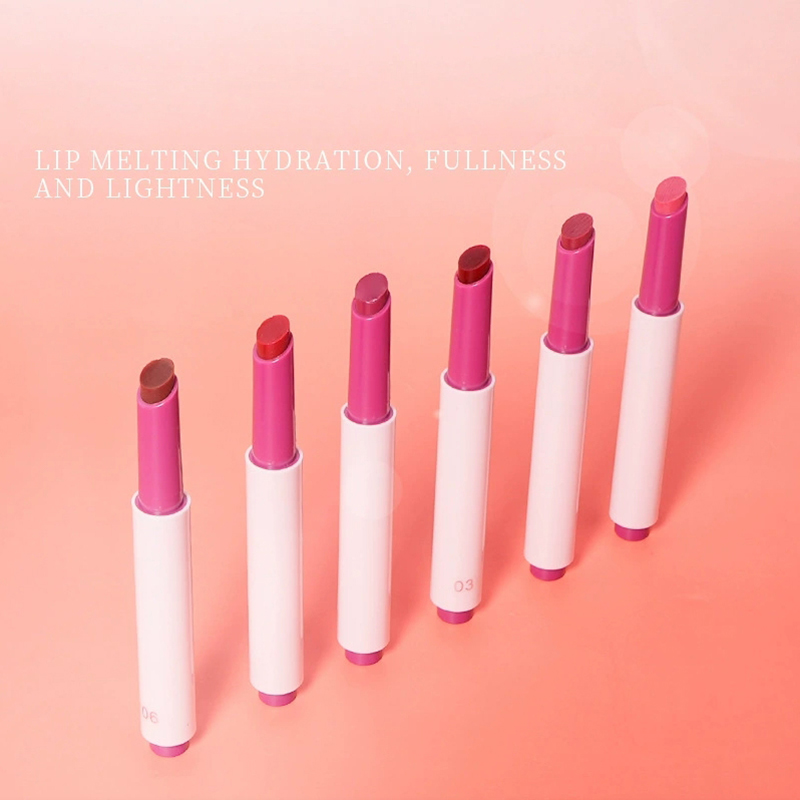 Moisturizing Press Lipstick Pen Hydrating Lip Gloss Mirror Fading Lip Line Fuktighetsgivende leppestift Lip Plumping