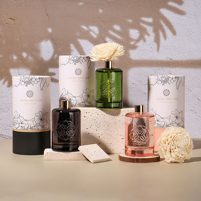 150ml Flammefri aromaterapi eterisk olje diffuser innendørs duft rotting blomsterbukett flytende aromaterapi ornamenter aromaterapi