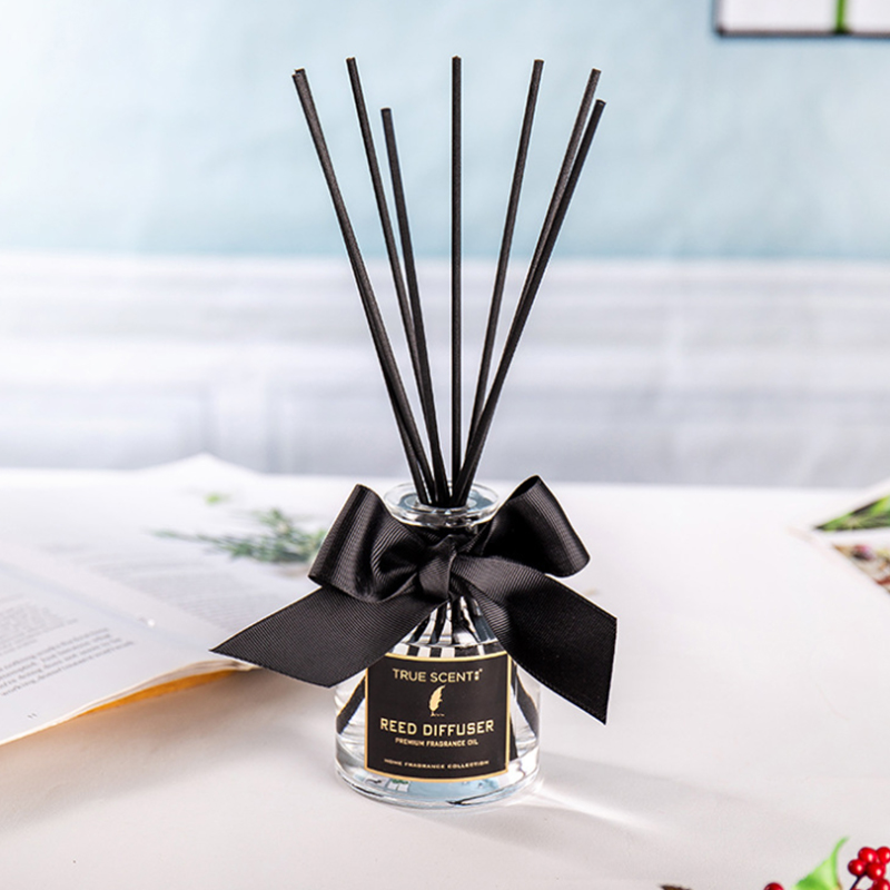 220ml Hot Popular High-end 220ml No Fire Aromaterapi Reed Diffuser Transparent med utskiftbare dufter